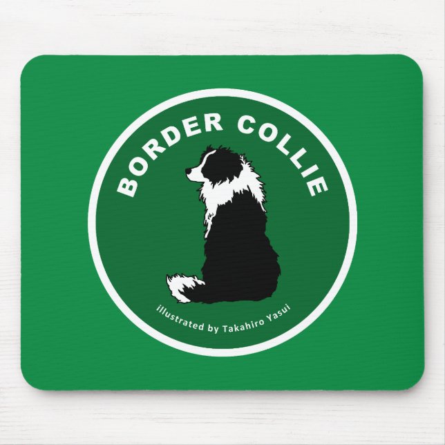 Border collie Mousepad (Frente)