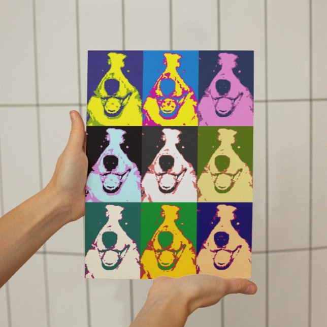 Border Collie Pop Art Poster (Criador carregado)