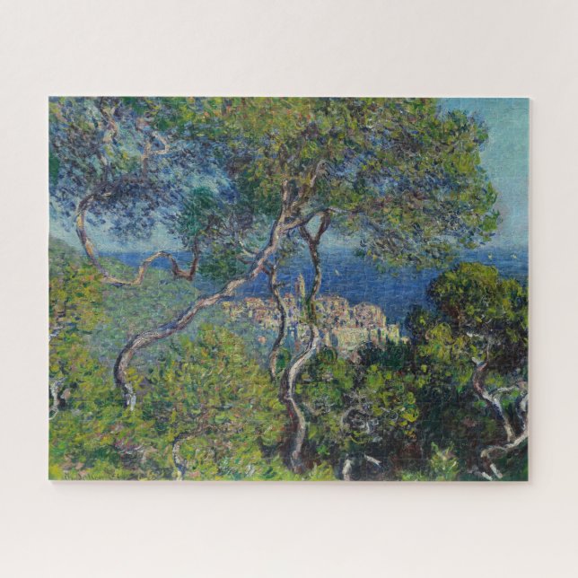 Bordighera por Claude Monet Jigsen Quebra-cabeça (Horizontal)