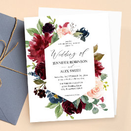 Bordo do Orçamento, Rosa Esmagado e Casamento Flor