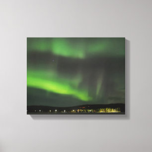 Borealis da Aurora no impressão das canvas do cé