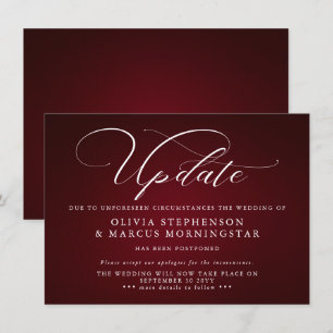 Borgonha - Anúncio de Evento Modern Postergado