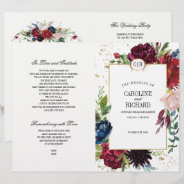 Borgonha | Azul | Programa Red Floral Wedding