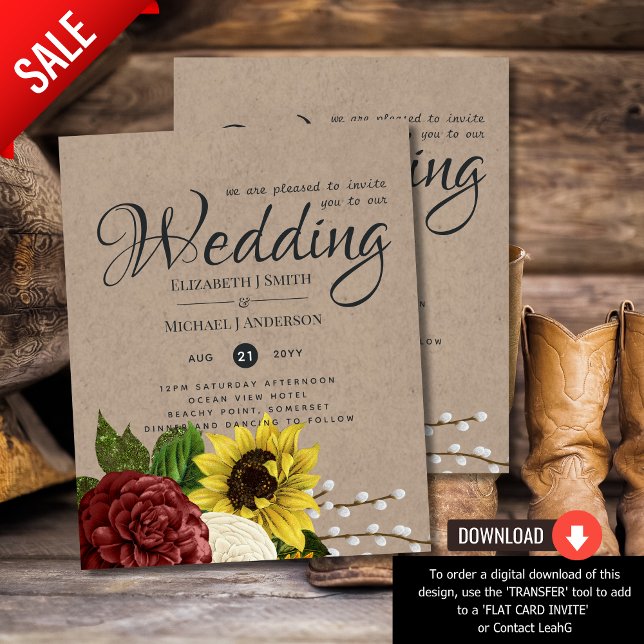 Borgonha e Girassóis Estimados Orçamento de Casame (Criador carregado)