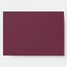 Borgonha | Envelope De Casamento Floral