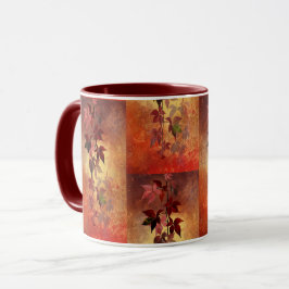 Borgonha rica/outono colore & deixa a caneca de