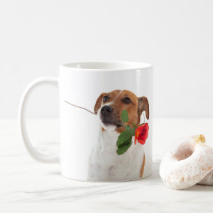 Boris - Jack Russell Terrier - caneca do rosa de