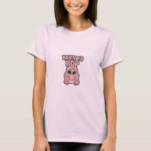 Born to Pop – Retro Bubblegum Girl T-shirt