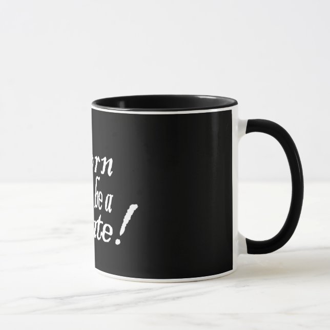 BornToBeAPirate, caneca (Direita)