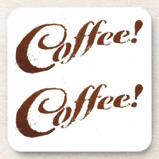 Borra de Café Café - Porta-copos de Cortiça (Frente)