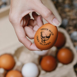 Borracha Brahma Chicken Hen Com Seu Nome De Fazenda Carimbo