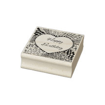 Carimbo de Aniversário Feliz