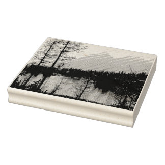 Borracha Carimbo de Arte da Madeira