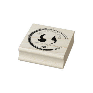 Borracha Carimbo de Arte da Madeira