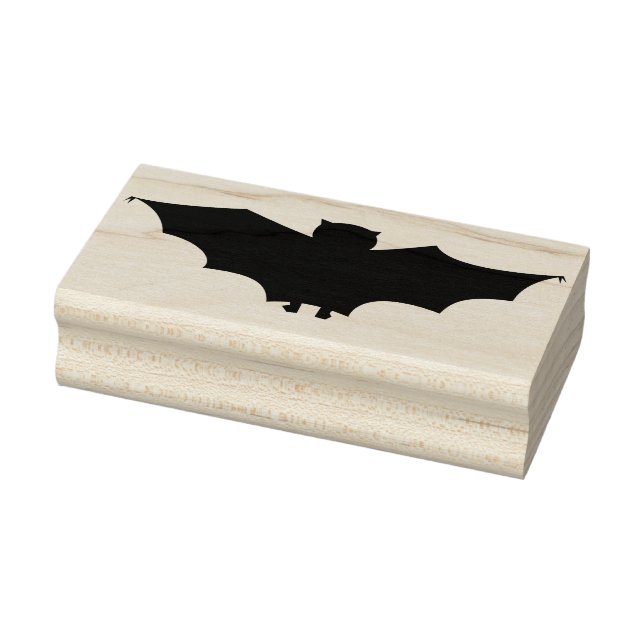 Borracha Carimbo de arte da silhueta Bat 3 (Carimbo)