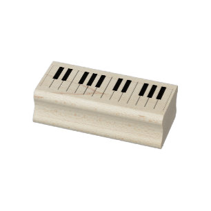 Borracha carimbo de arte das teclas de piano