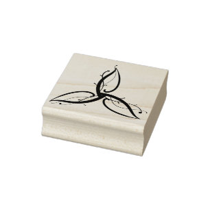 Borracha carimbo de arte das vinhas