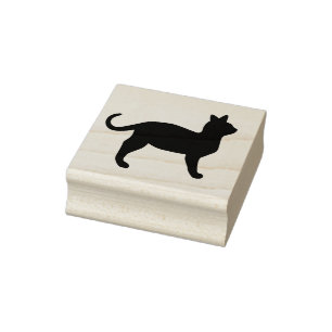 Borracha Carimbo de Arte de Cat