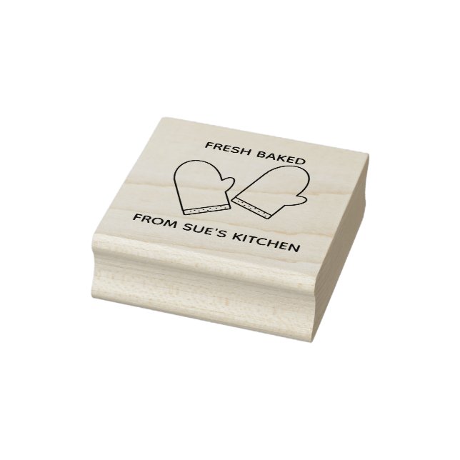 Borracha Carimbo de Arte de Forno Mitts (Carimbo)