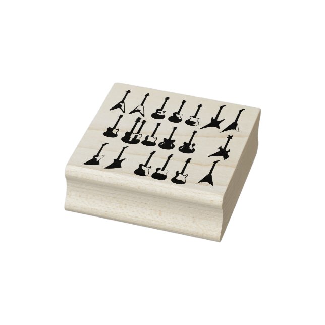 Borracha carimbo de arte de guitarra (Carimbo)