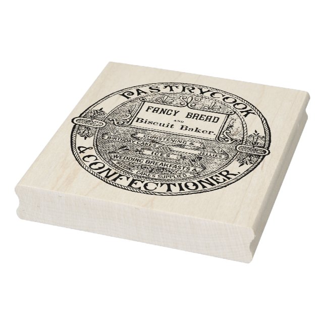 Borracha Carimbo de Arte de Madeira (Carimbo)