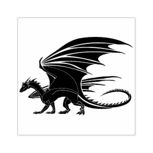 Borracha Carimbo de Arte de Madeira Dragon