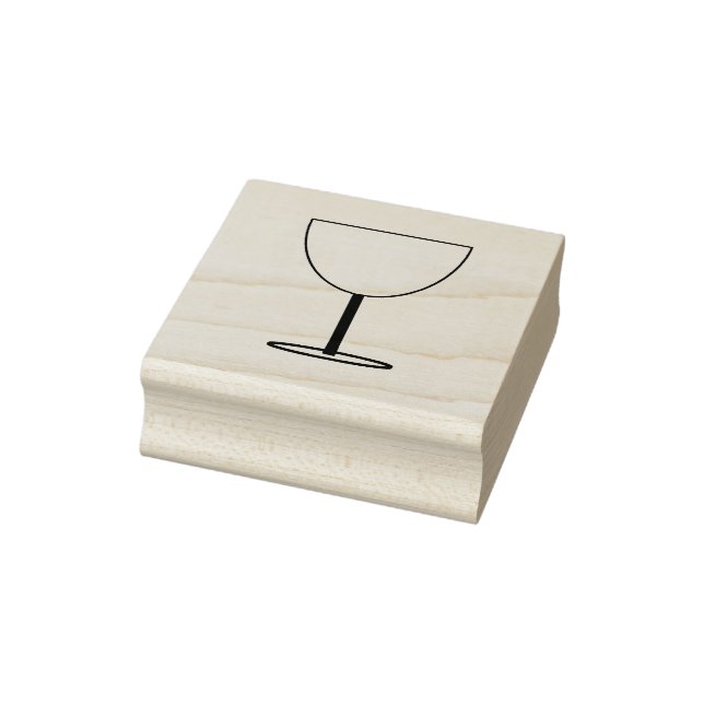 Borracha Carimbo de Arte de Vidro Simples (Carimbo)