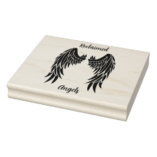 Borracha Carimbo de arte dos Angels Recuperados