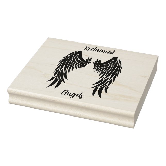 Borracha Carimbo de arte dos Angels Recuperados (Carimbo)