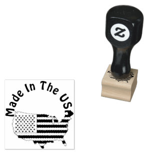 Borracha Carimbo de Arte em Madeira