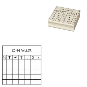 Borracha Carimbo de Arte em Madeira