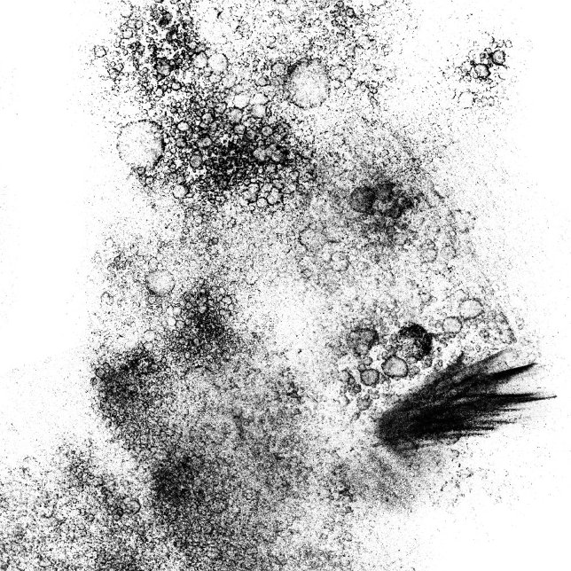 Borracha Carimbo de Arte em Madeira Splotches (Criador carregado)