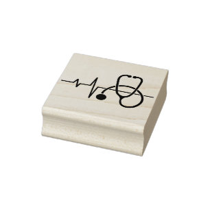 Borracha carimbo de arte médica