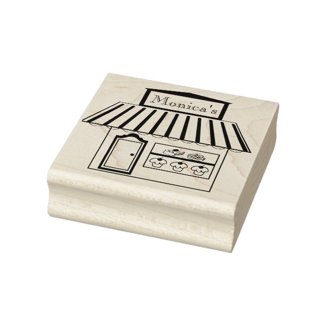 Borracha Carimbo de Arte para Construção de Cubo Bakery (Carimbo)