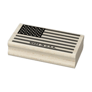 Borracha Carimbo de Bandeira Americano