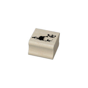 Borracha Carimbo de Cachorro