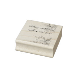 Borracha Carimbo de Casamento Personalizável