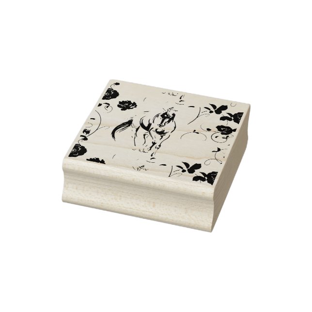 Borracha Carimbo de Cavalo Barroco (Carimbo)