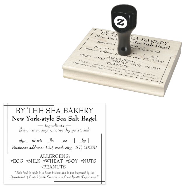 Borracha Carimbo de Comida de algodão do Texas (Carimbado)