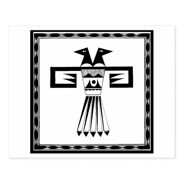 Borracha Carimbo de Design de pássaro do sudoeste (Impressão)