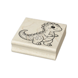 Borracha Carimbo de Dinossauro