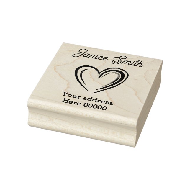 Borracha Carimbo de endereço (Carimbo)