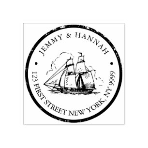 Borracha Carimbo de Endereço Personalizado, Carimbo de Casa