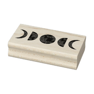 Borracha Carimbo de Fase da Lua Witchy