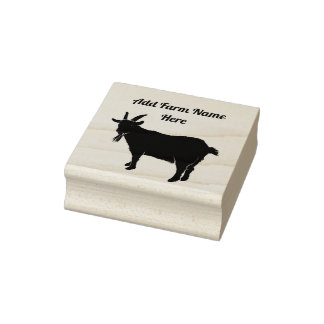 Borracha Carimbo de Fazenda de Pigmeus Personalizado