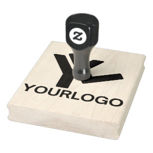 Borracha Carimbo de logotipo personalizado grande