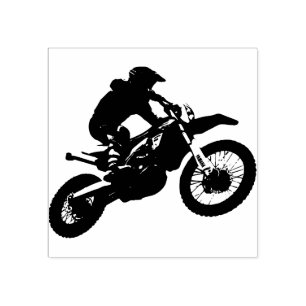 BORRACHA CARIMBO DE MOTOCROSSRUBRE