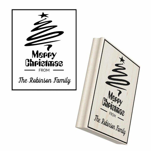 Borracha Carimbo de Natal Pessoal - Design (Criador carregado)