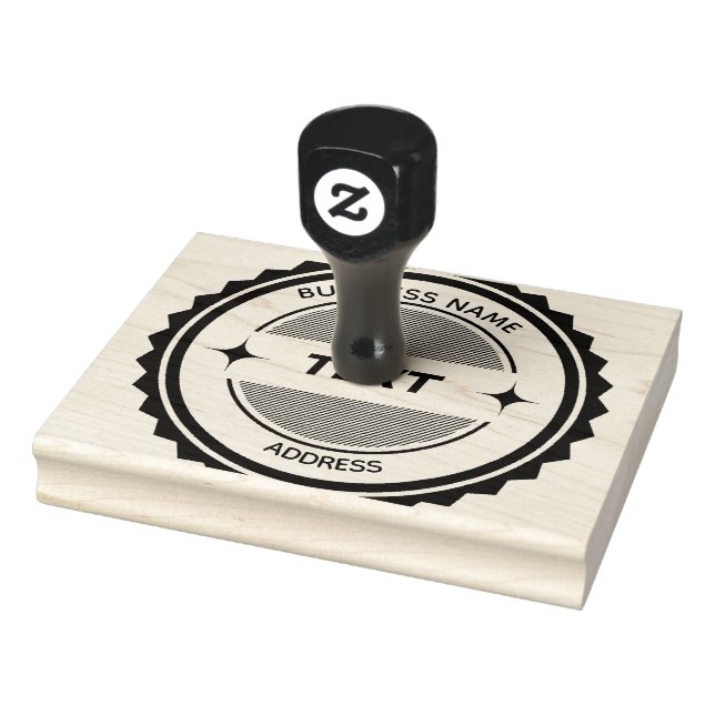 BORRACHA CARIMBO DE NEGÓCIOS PERSONALIZADO (Carimbo)