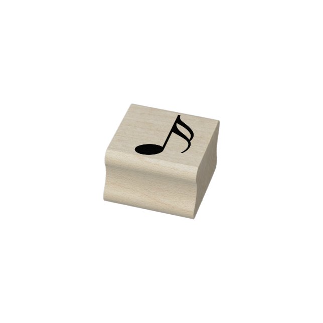 Borracha carimbo de nota de música (Carimbo)